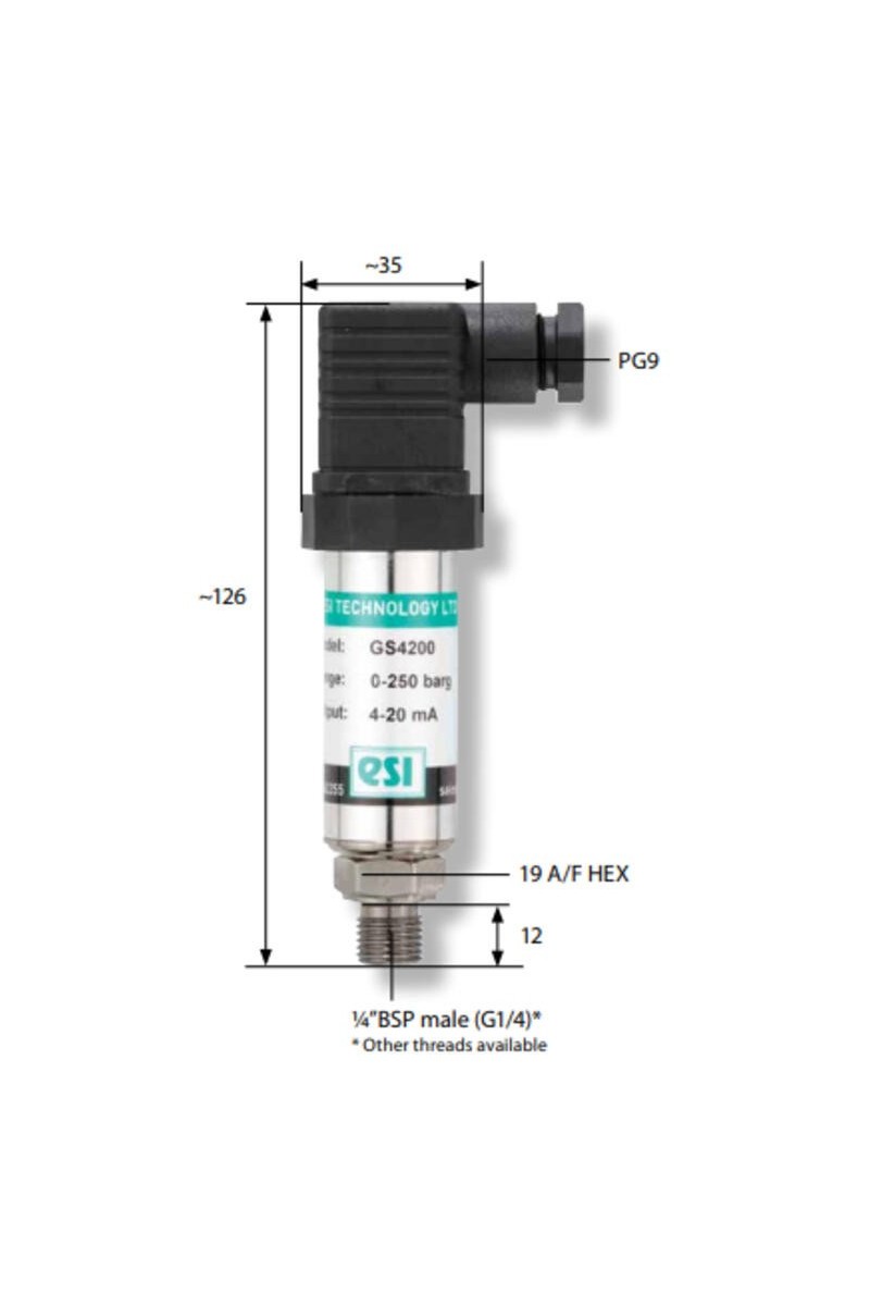 ESI - GS4200 up to 25 Bar Pressure