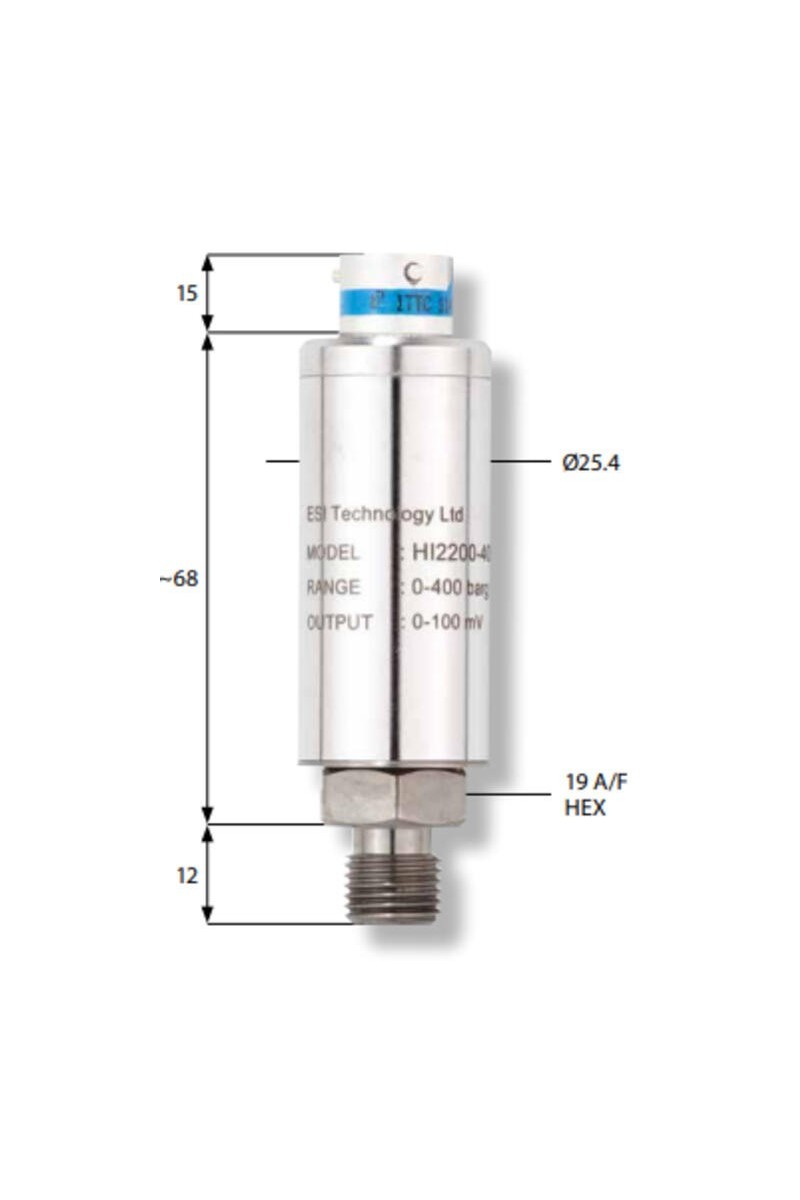ESI - HI2200 & HI2300 - High Temperature Pressure Sensor