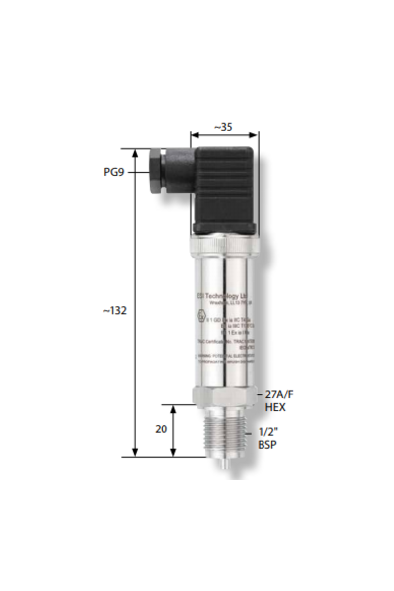 ESI - PR3110EX - ATEX Pressure Sensor