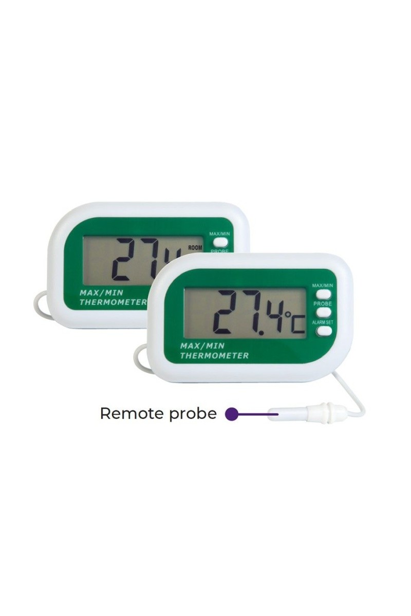 Digital Max Min Alarm Thermometer | Dual Sensors