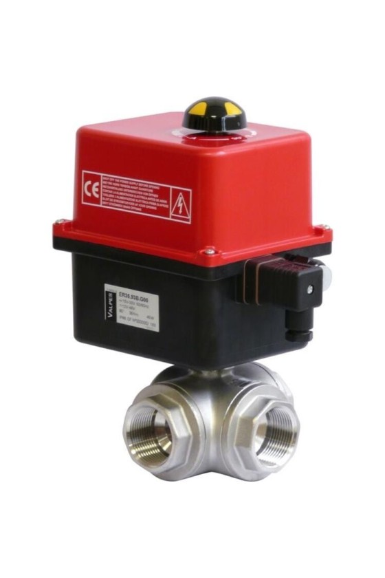 High Multi Voltage Actuator and 3 Way L Ported Ball Valve