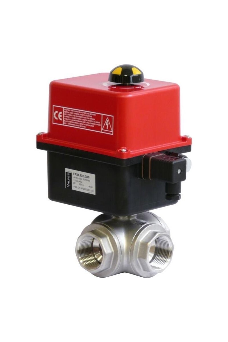 High Multi Voltage Actuator and 3 Way L Ported Ball Valve High Multi Voltage Actuator and 3 Way L Ported Ball Valve