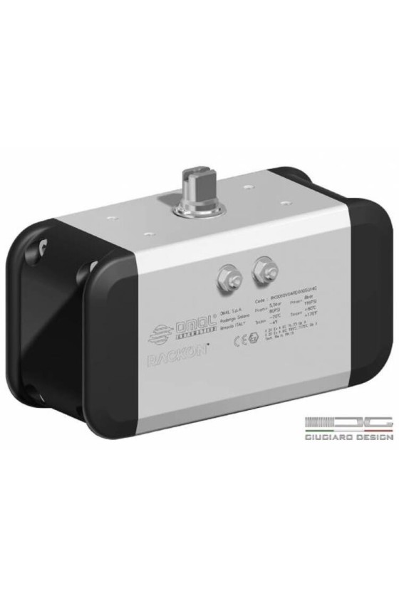 Rackon Rack and Pinion Pneumatic Actuator