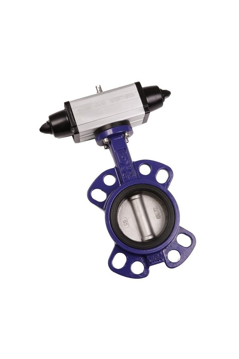 Wafer Butterfly Valve and Spring Return Actuator Wafer Butterfly Valve and Spring Return Actuator