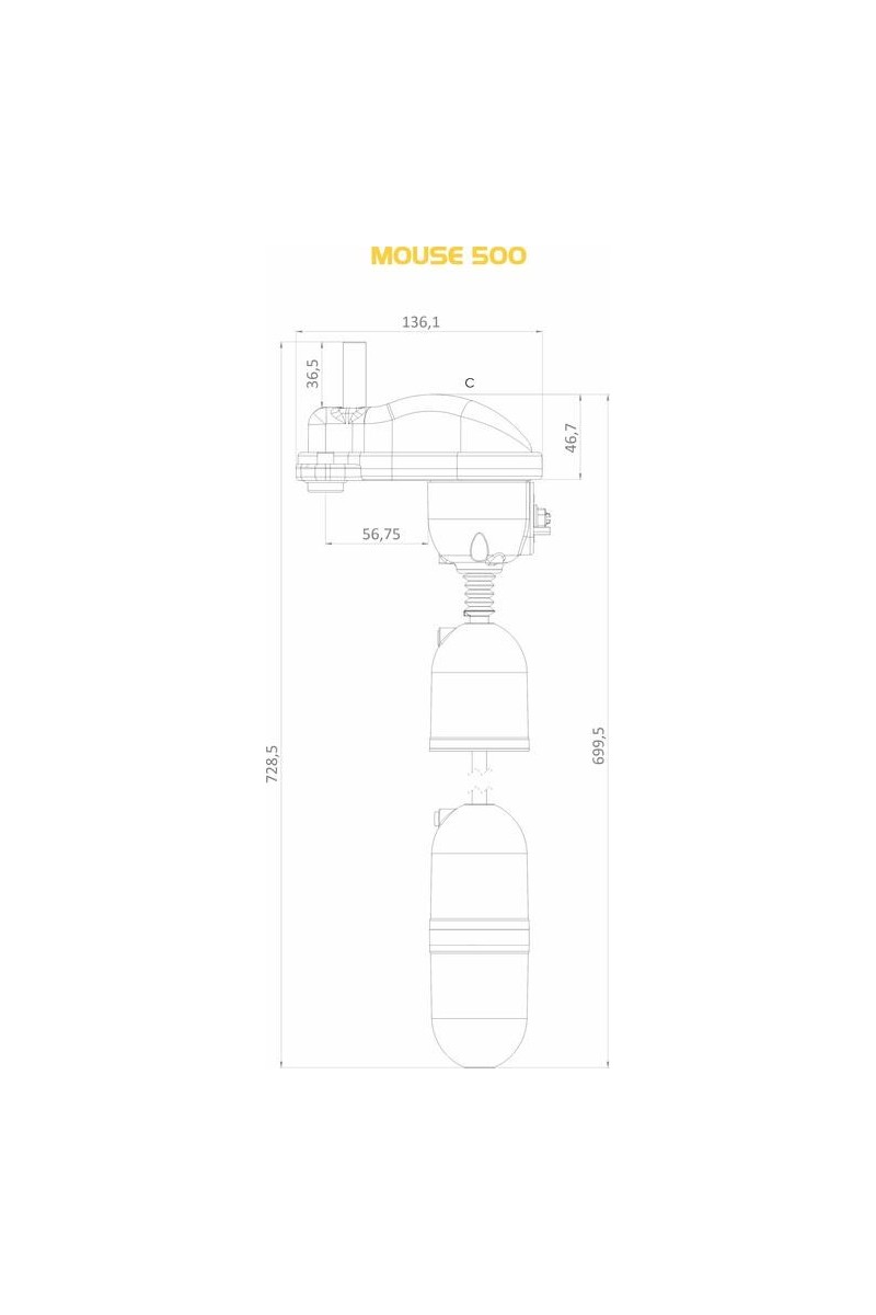 Tecnoplastic - Float Switch - MOUSE 500 B