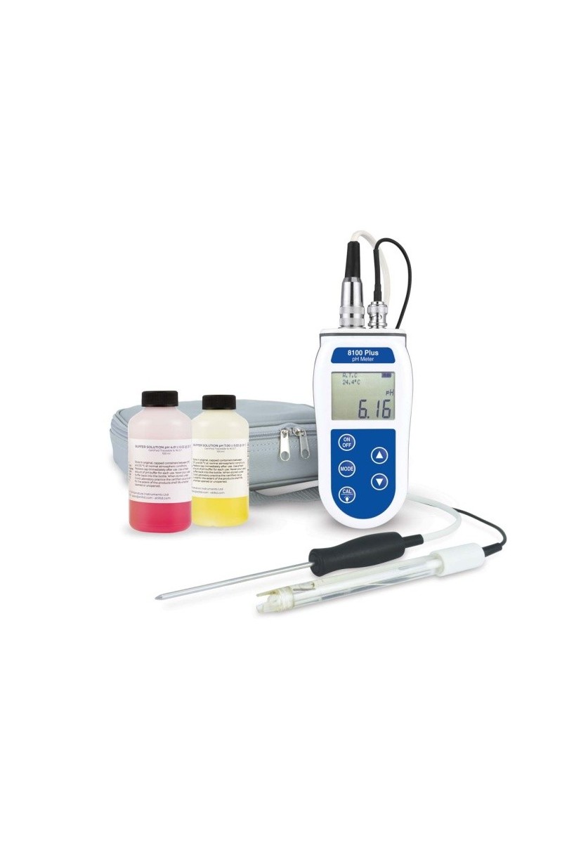 8100 Plus pH Temperature Meter / 8100 Plus Kit