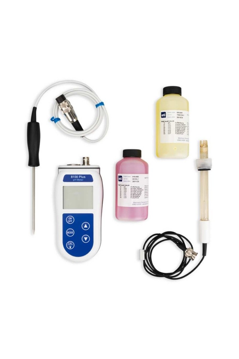 8100 Plus pH Temperature Meter / 8100 Plus Kit