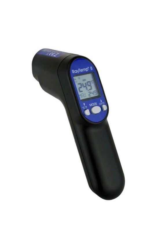 RayTemp® 8 - Infrared Thermometer with Type K Thermocouple Socket