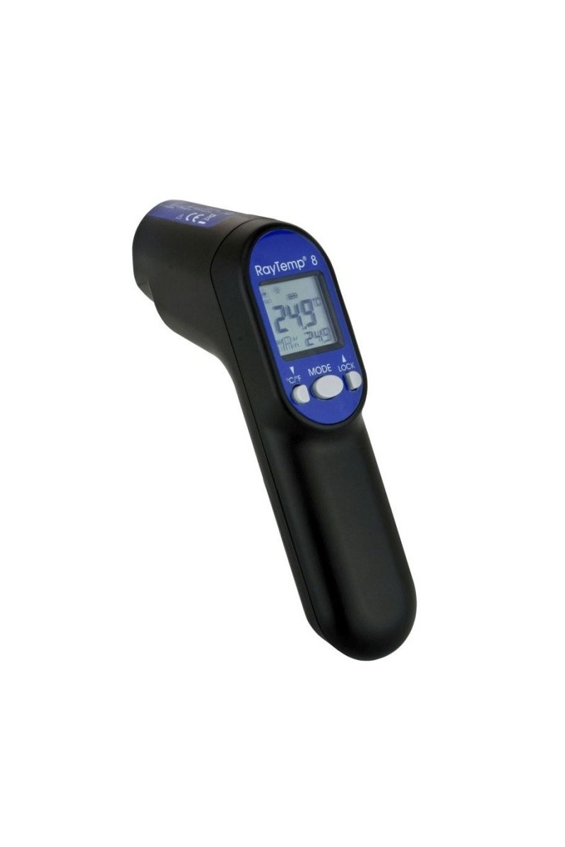 RayTemp® 8 - Infrared Thermometer with Type K Thermocouple Socket RayTemp® 8 - Infrared Thermometer with Type K Thermocouple Socket