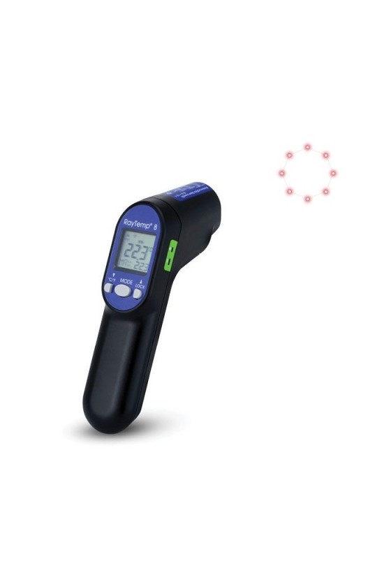 RayTemp® 8 - Infrared Thermometer with Type K Thermocouple Socket