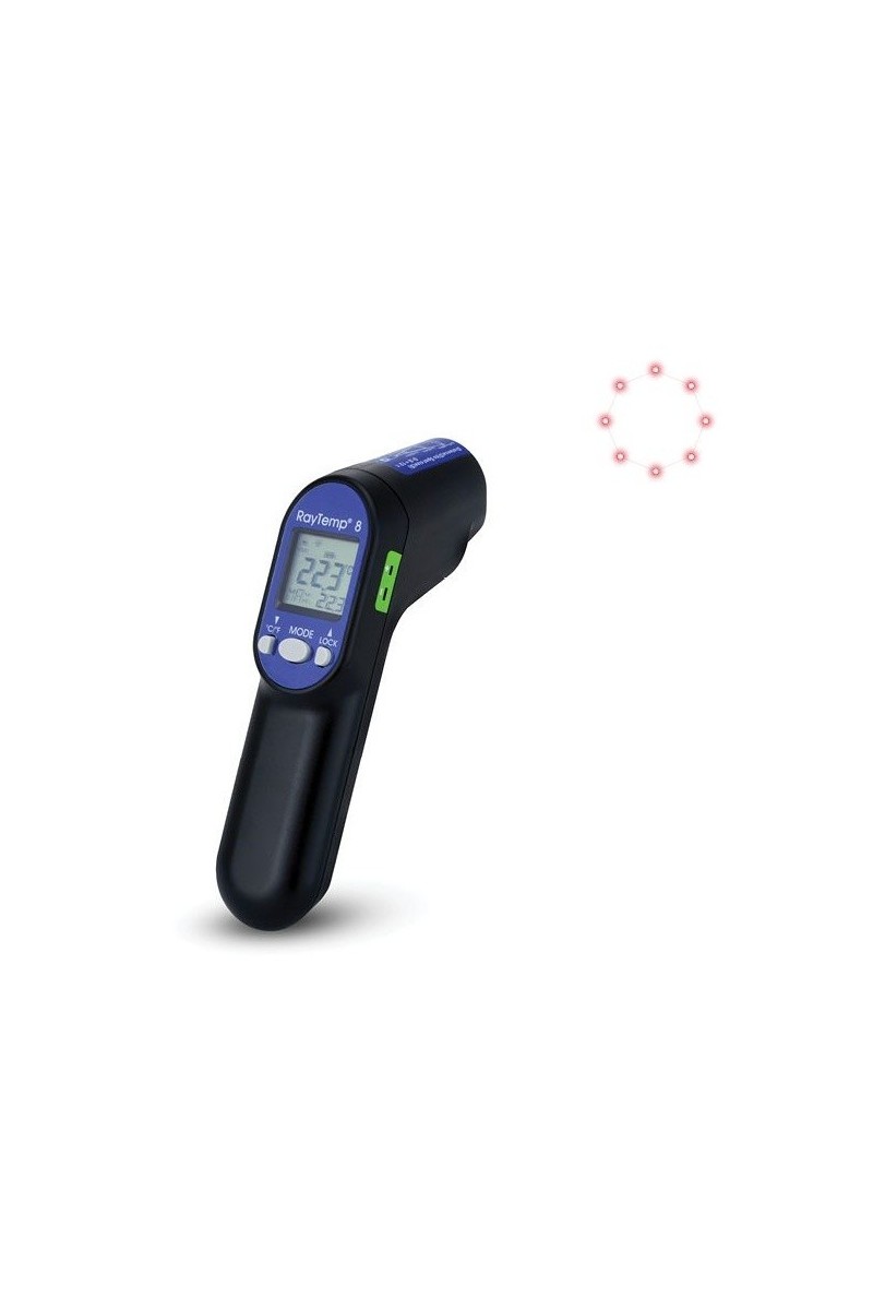 RayTemp® 8 - Infrared Thermometer with Type K Thermocouple Socket