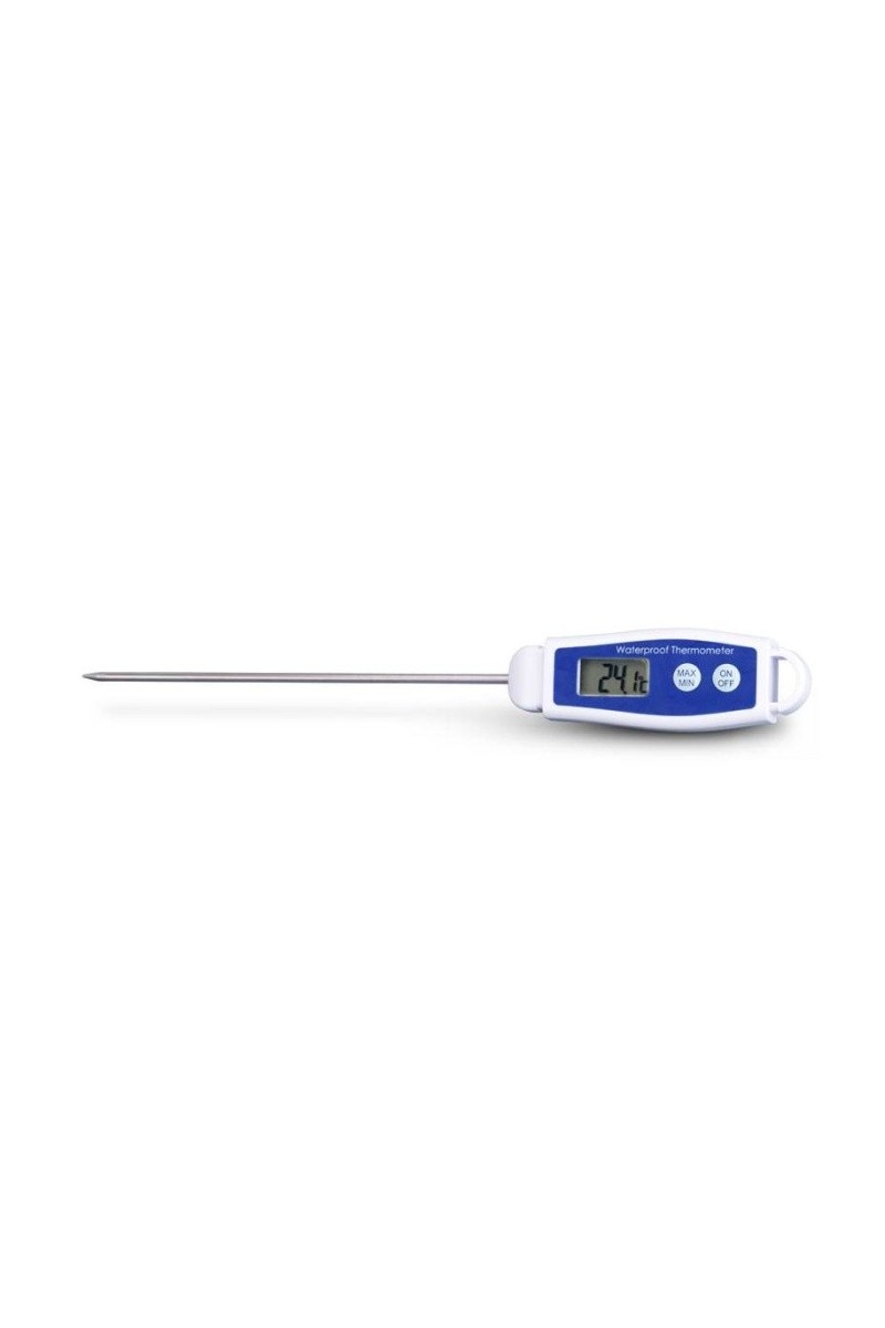 Waterproof Thermometer with Max/Min and °C/°F Functions Waterproof Thermometer with Max/Min and °C/°F Functions