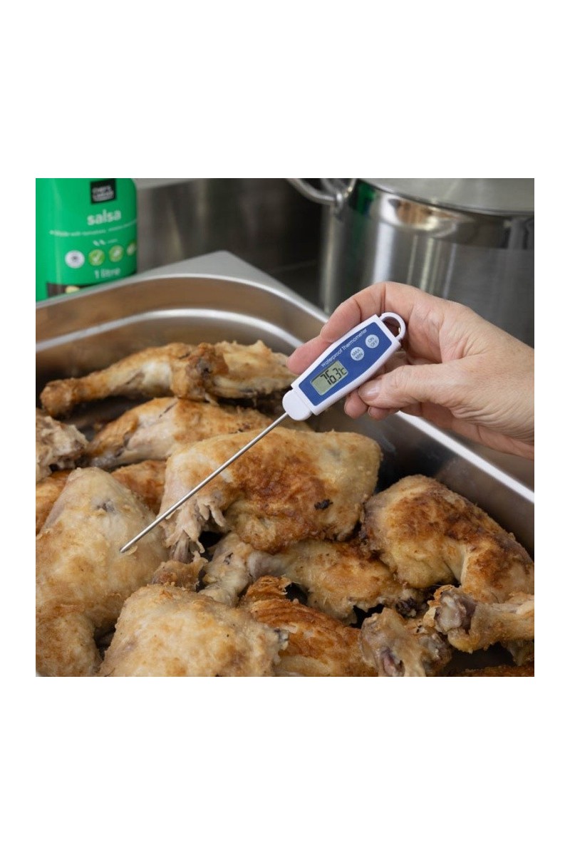 Waterproof Thermometer with Max/Min and °C/°F Functions
