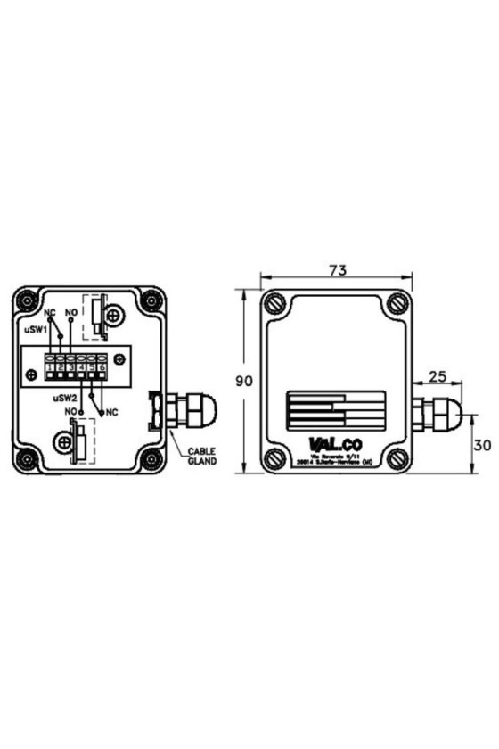 Valco - Side Mount Level Switch - S50 Series