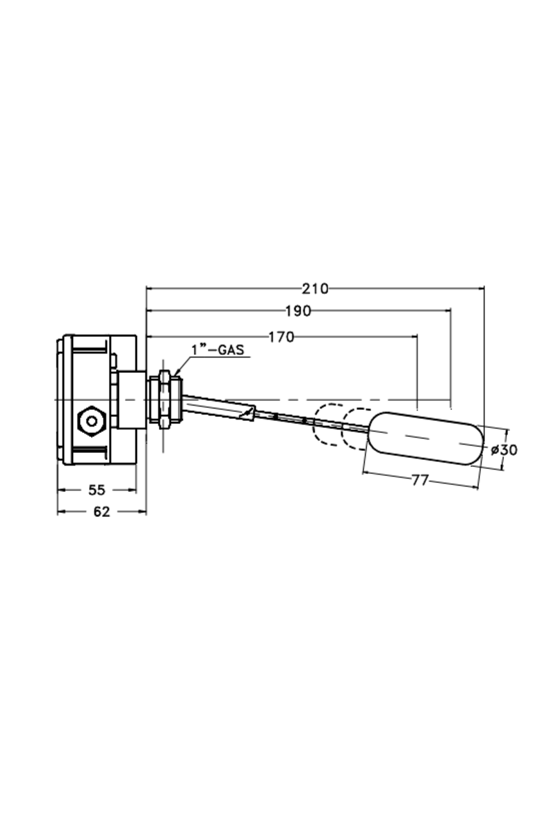 Valco - Level Switch, Side Mount - B77 Series
