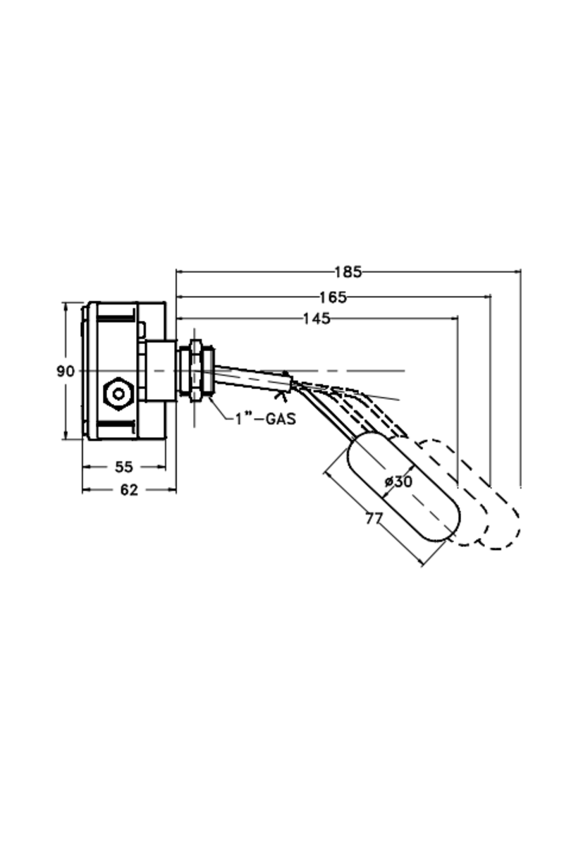 Valco - Level Switch, Side Mount - B77 Series