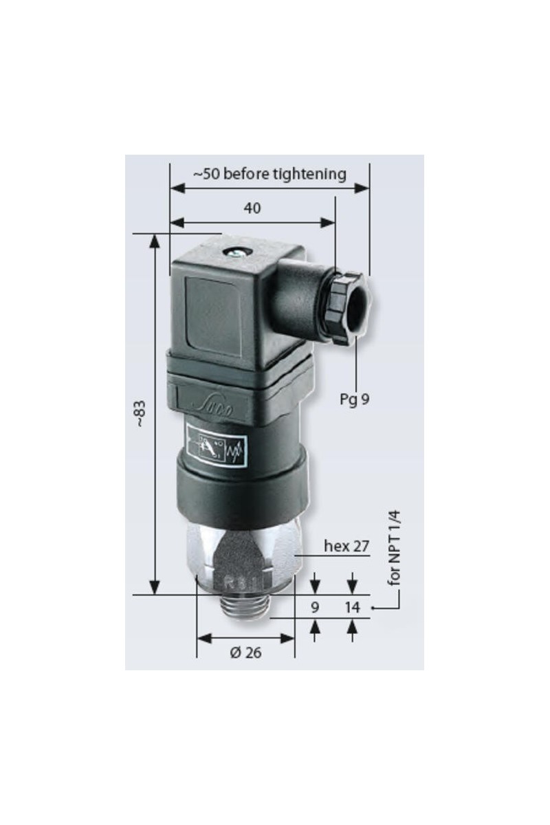 Suco - 0184/0185 Pressure Switch