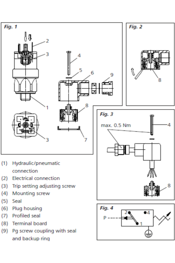 Suco - 0184/0185 Pressure Switch