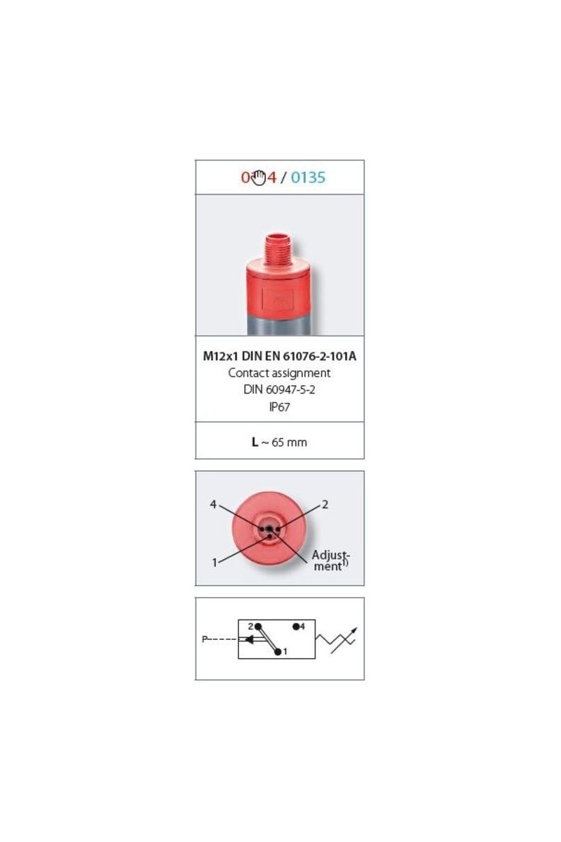 Suco - 0134/0135 Pressure Switch