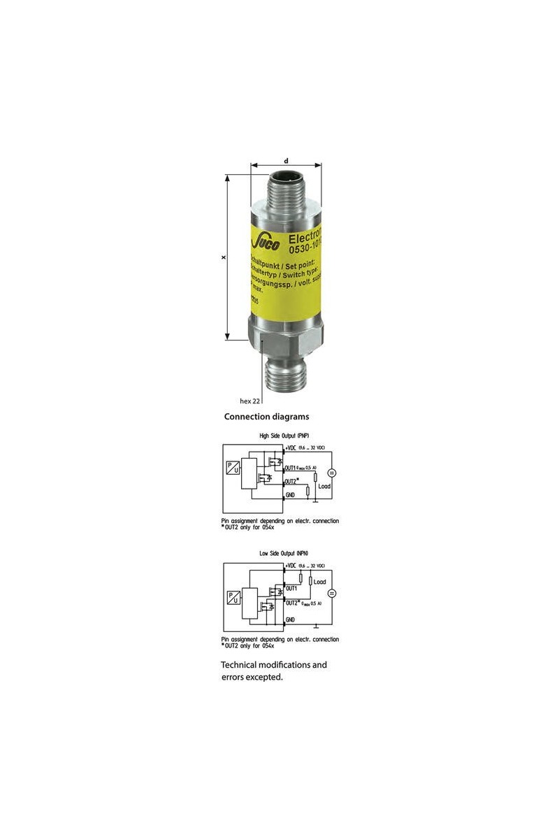 Suco 0533 Electronic Pressure Switch