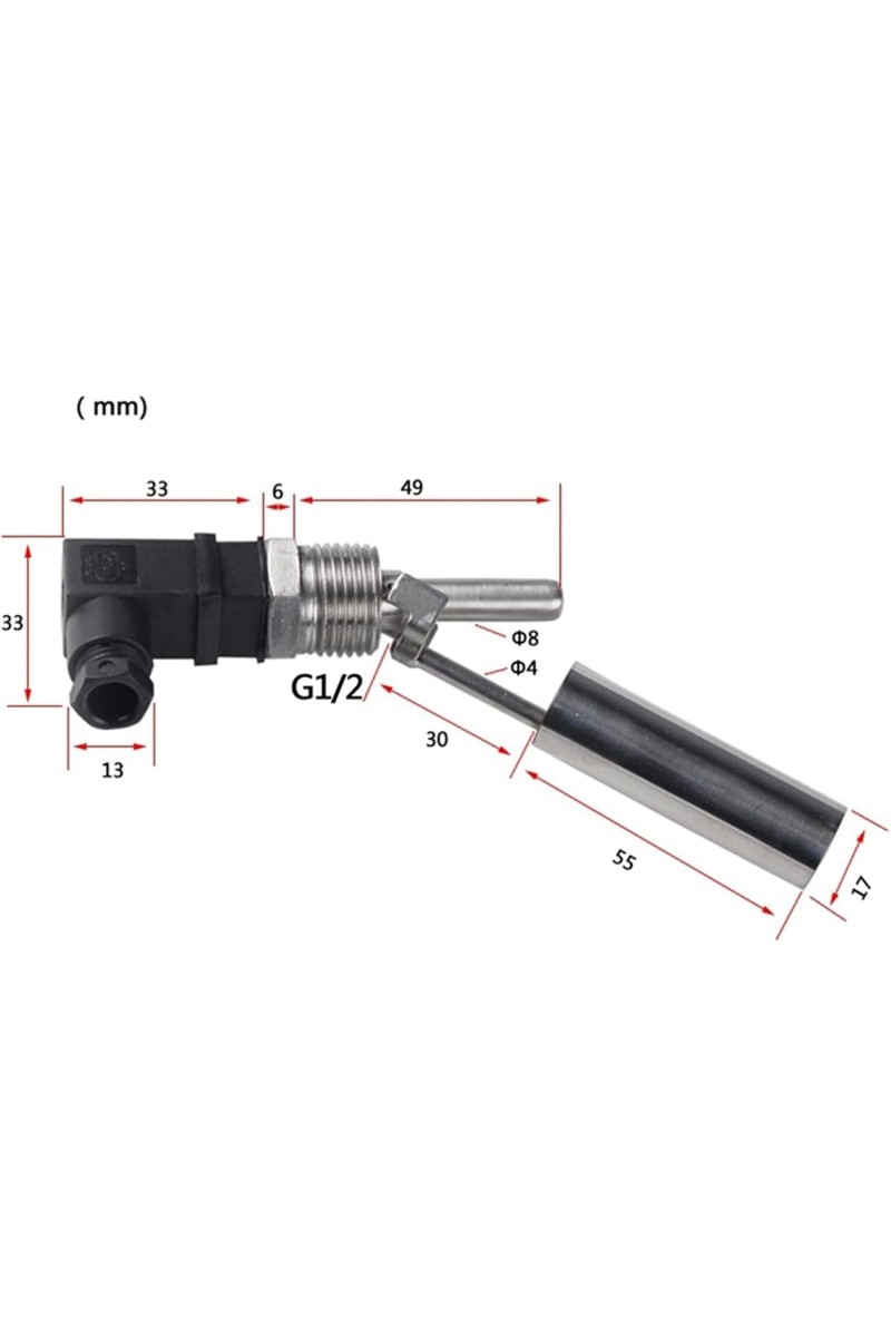 Stainless Steel Side Entry Level Switch