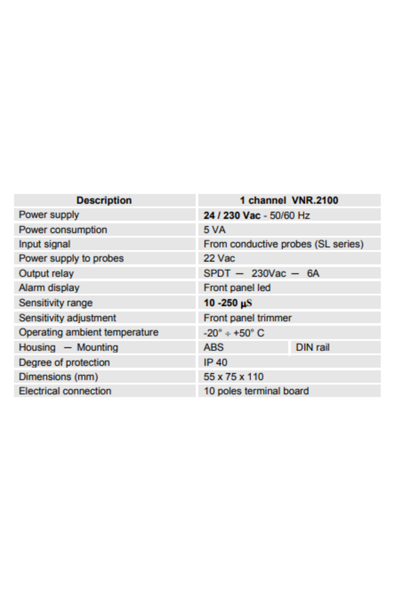 Accessories - VNR series