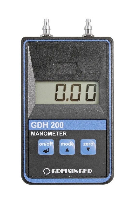 Greisinger Manometer for Over/Under Pressure or Pressure Difference