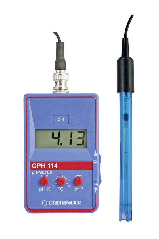 Greisinger - PH-Meter incl. pH electrode and battery